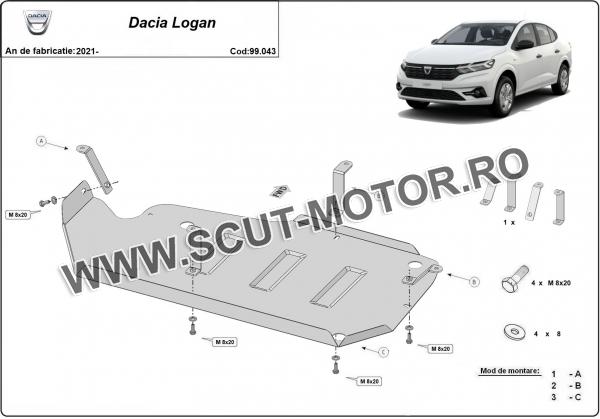 Scut rezervor Dacia Logan 2