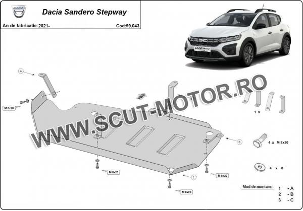 Scut rezervor Dacia Sandero Stepway 2