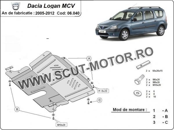 Scut motor Dacia Logan 1 MCV 2