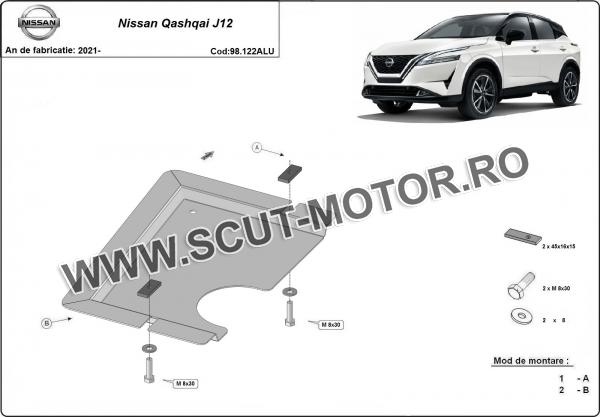 Scut diferențial din aluminiu Nissan Qashqai 2