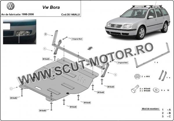 Scut motor din aluminiu Volkswagen Bora 2