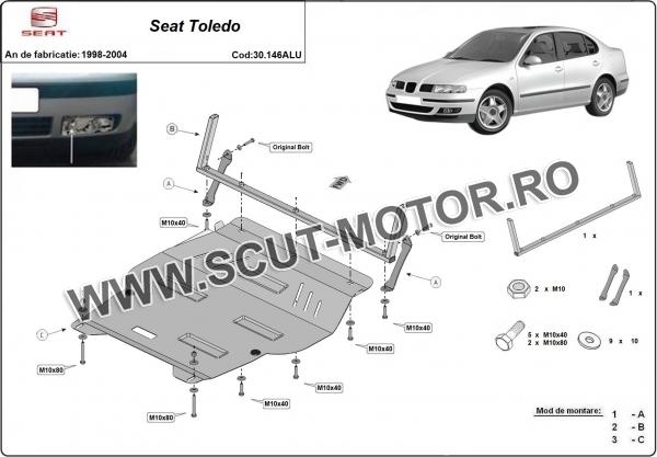 Scut motor din aluminiu Seat Toledo 2