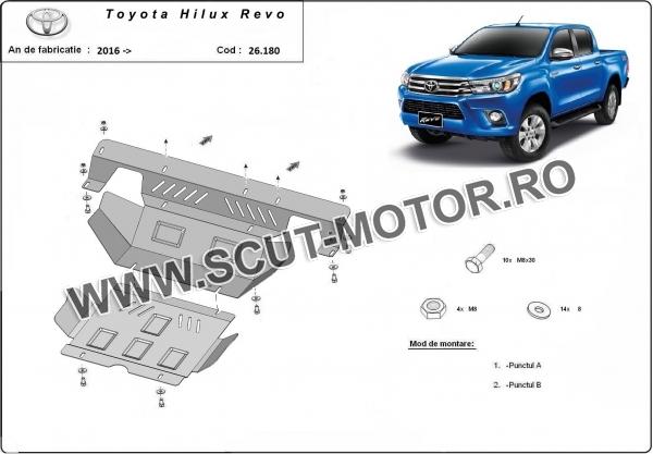 Scut motor și radiator Toyota Hilux Revo 2