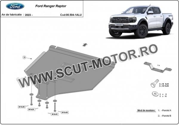 Scut cutie de viteză din aluminiu Ford Ranger Raptor  2