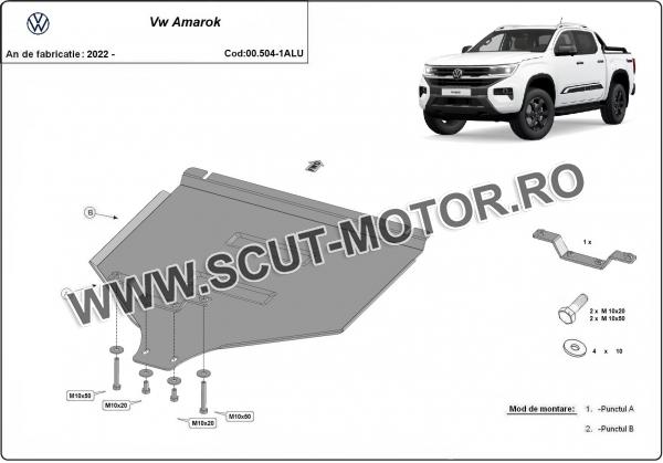 Scut cutie de viteză din aluminiu Volkswagen Amarok 2