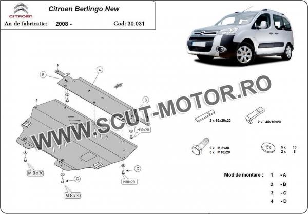 Scut motor Citroen Berlingo 2