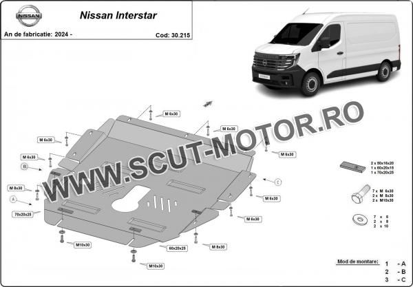 Scut motor Nissan Interstar 2