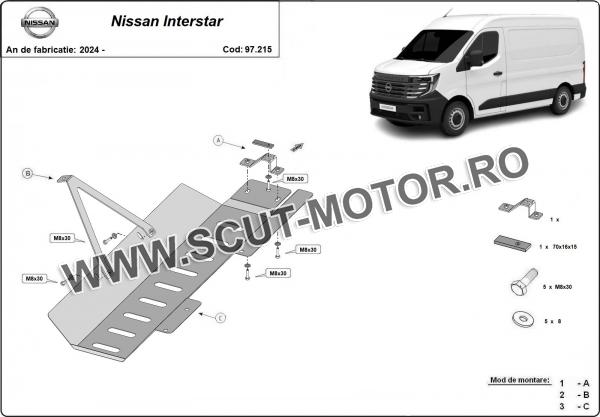 Scut catalizator si clapeta Stop&Go Renault Master 2