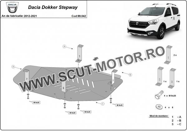 Scut rezervor Dacia Dokker Stepway 2