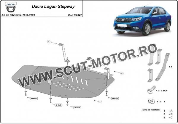 Scut rezervor Dacia Logan Stepway 2