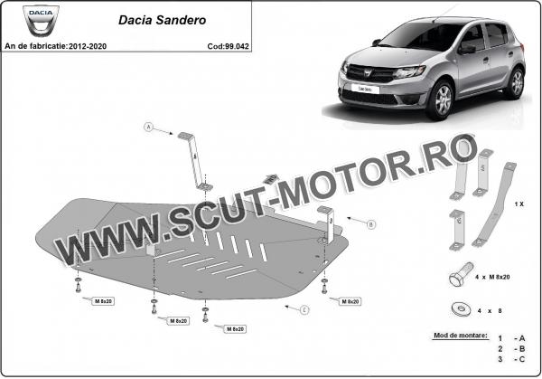 Scut rezervor Dacia Sandero 2