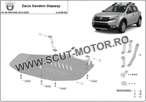 Scut rezervor Dacia Sandero Stepway 2