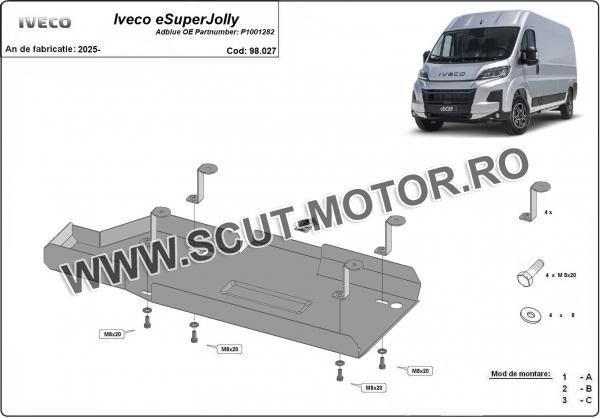 Scut rezervor AdBlue Iveco eSuperJolly 2