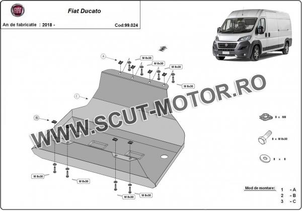 Scut rezervor Fiat Ducato 2