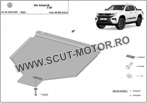 Scut cutie de viteza Volkswagen Amarok  - Aluminium 2