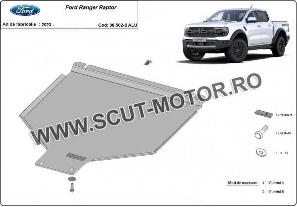 Scut cutie de viteza Ford Ranger Raptor  - Aluminium 2