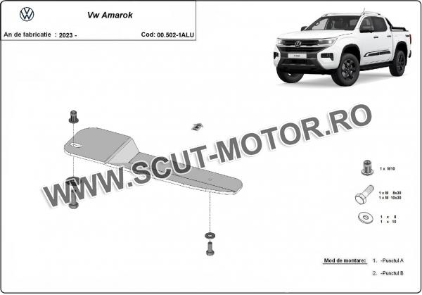 Scut filtru combustibil, conducte Volkswagen Amarok  - Aluminium 2